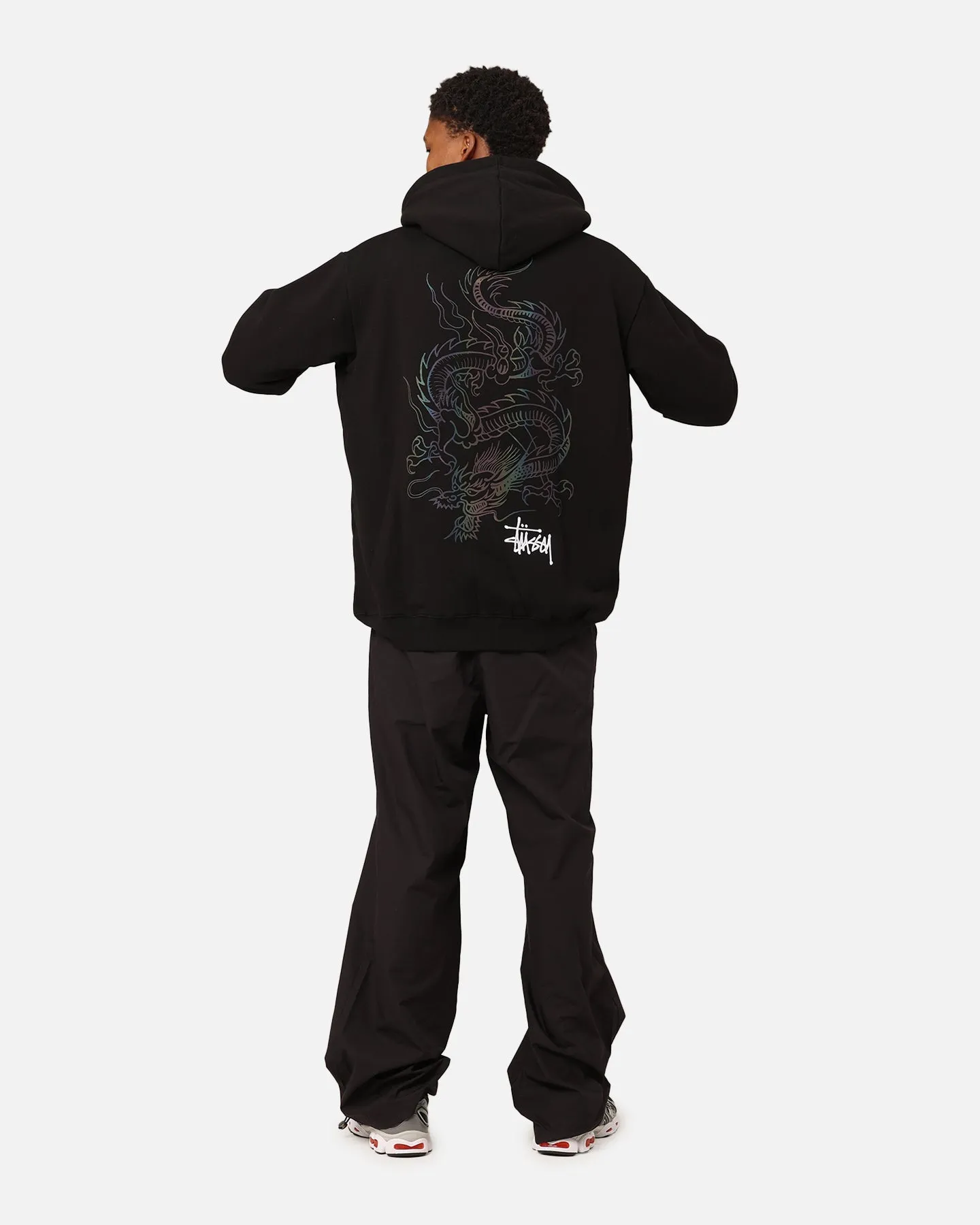 Suggestion Compete St??ssy UV Dragon Hoodie Pigment Black