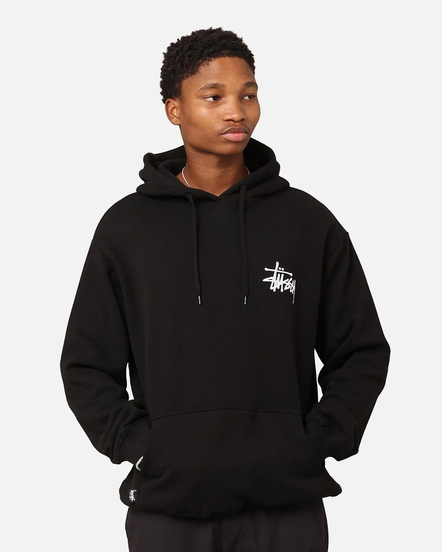 Classic Comfort St??ssy UV Dragon Hoodie Pigment Black