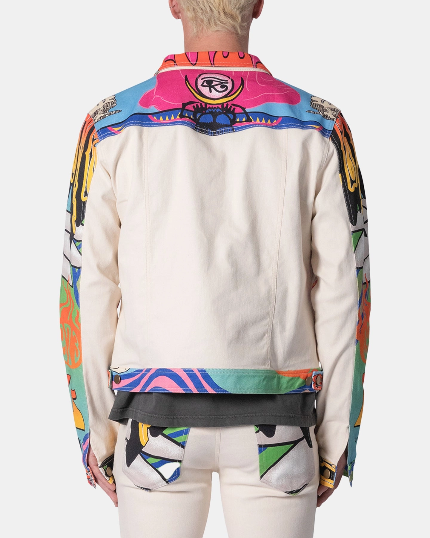 Premium MNML Festival Trucker Jacket Multi