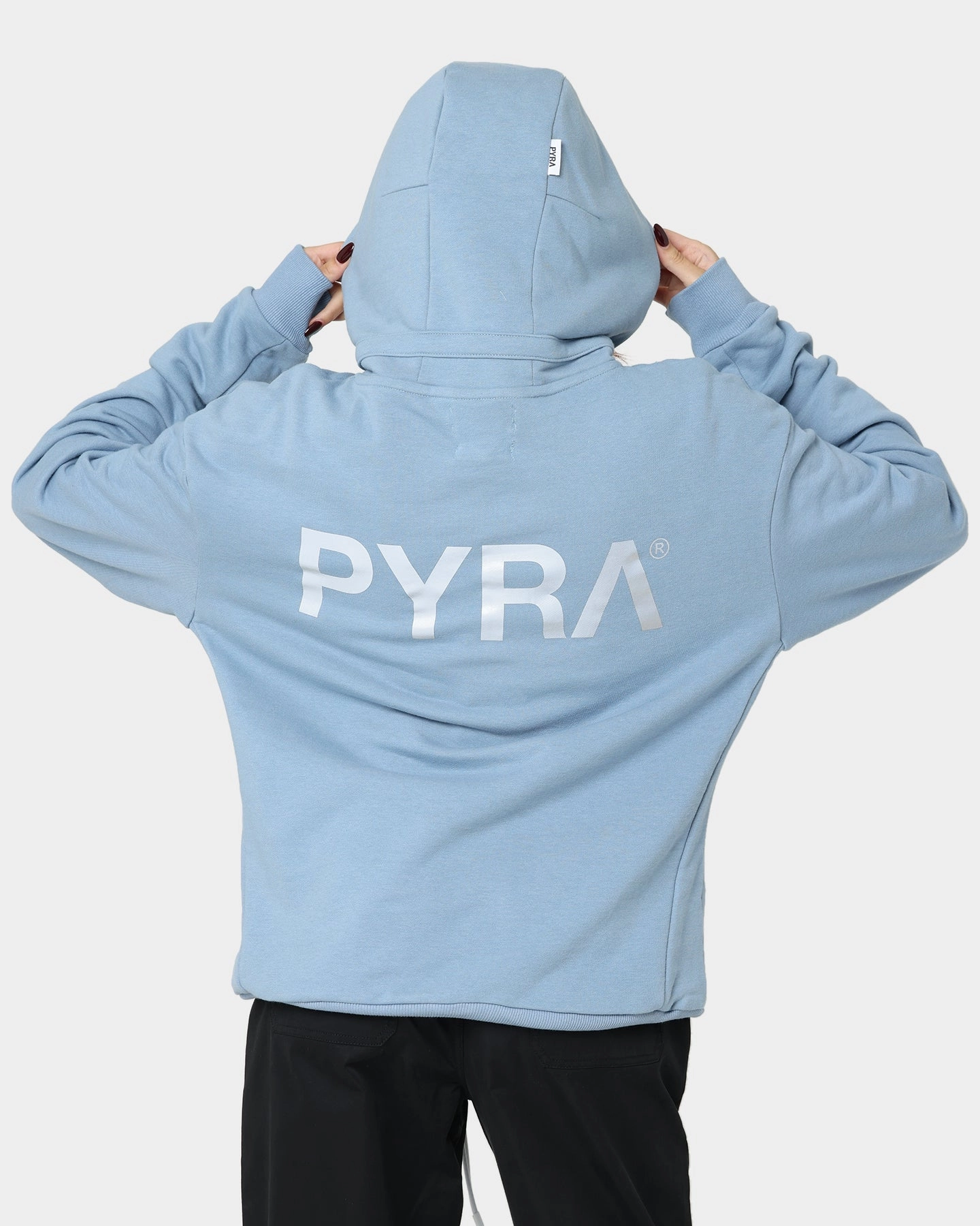 PYRA Flame Hood Dusty Blue Waterproof Fabric