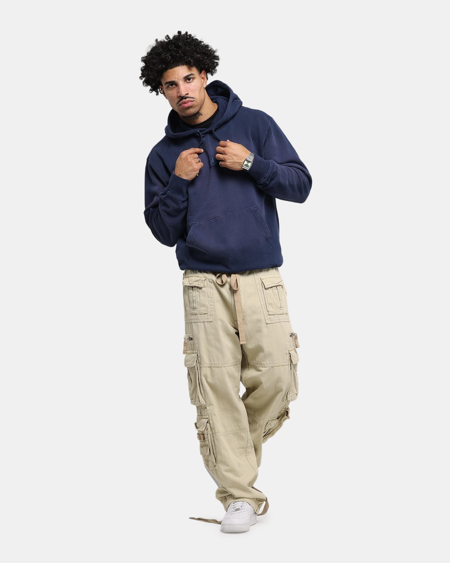 Athletic Fit ethnic style Jordan Flight Fleece Pullover Hoodie Midnight Navy