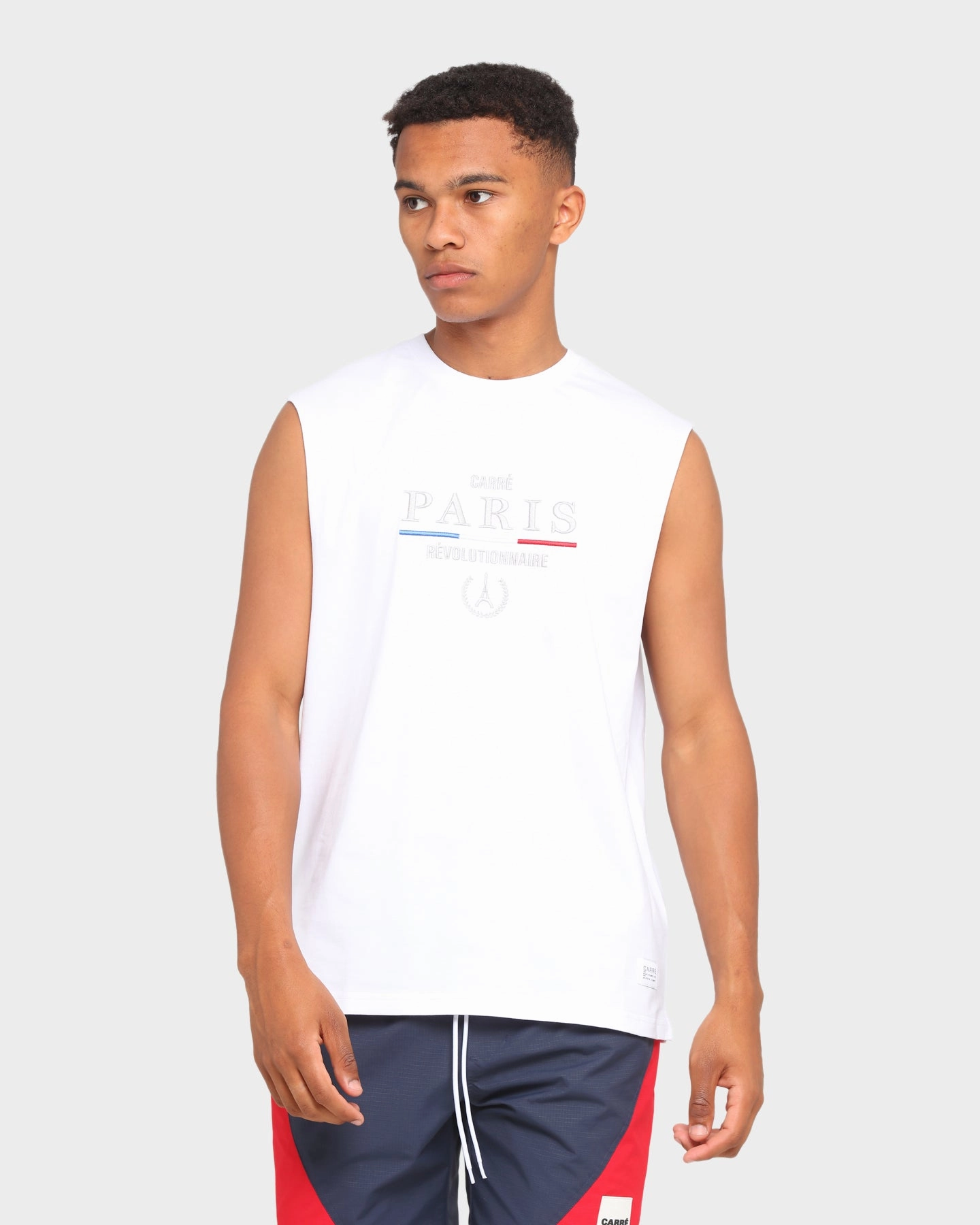 BiodegradableMaterial Carr?? Revolutionnaire Muscle T-Shirt White