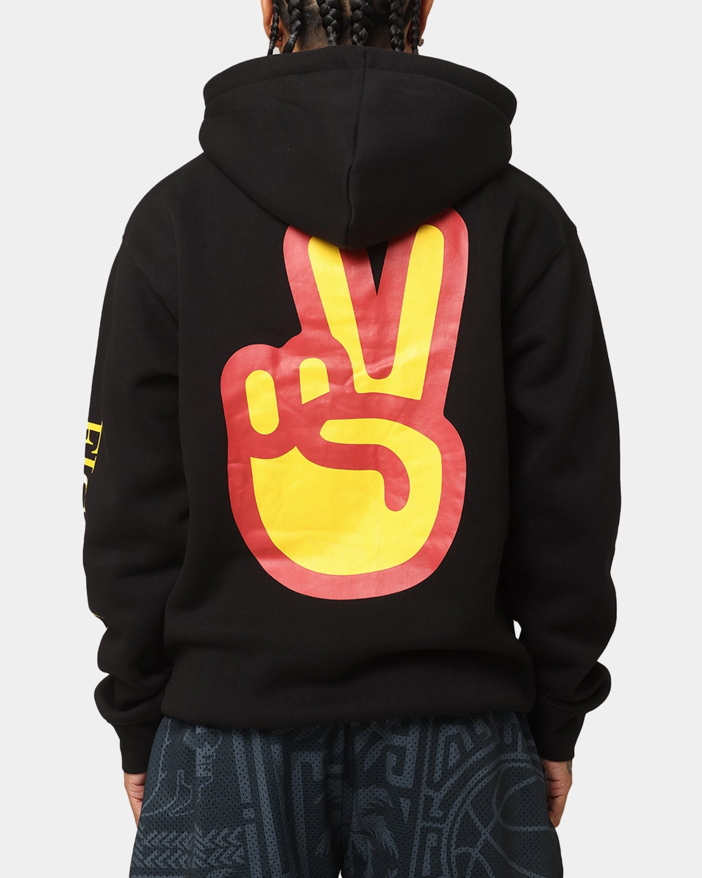 Perforated Details Modern Overtime USC Trojans Fight On Hoodie Black