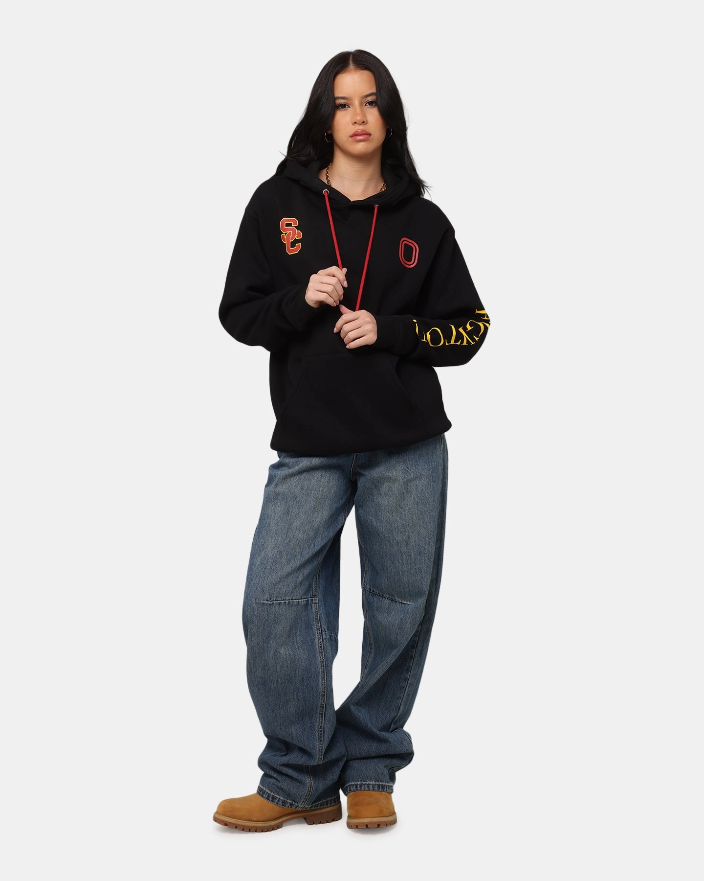 Neutral Style challenge Overtime USC Trojans Fight On Hoodie Black