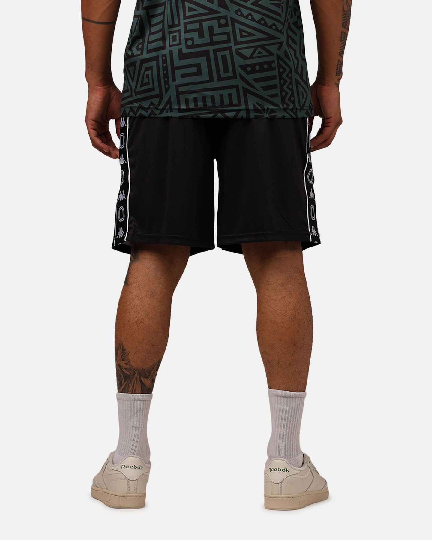 Overtime X Kappa Brooklyn Shorts Black stain - resistant