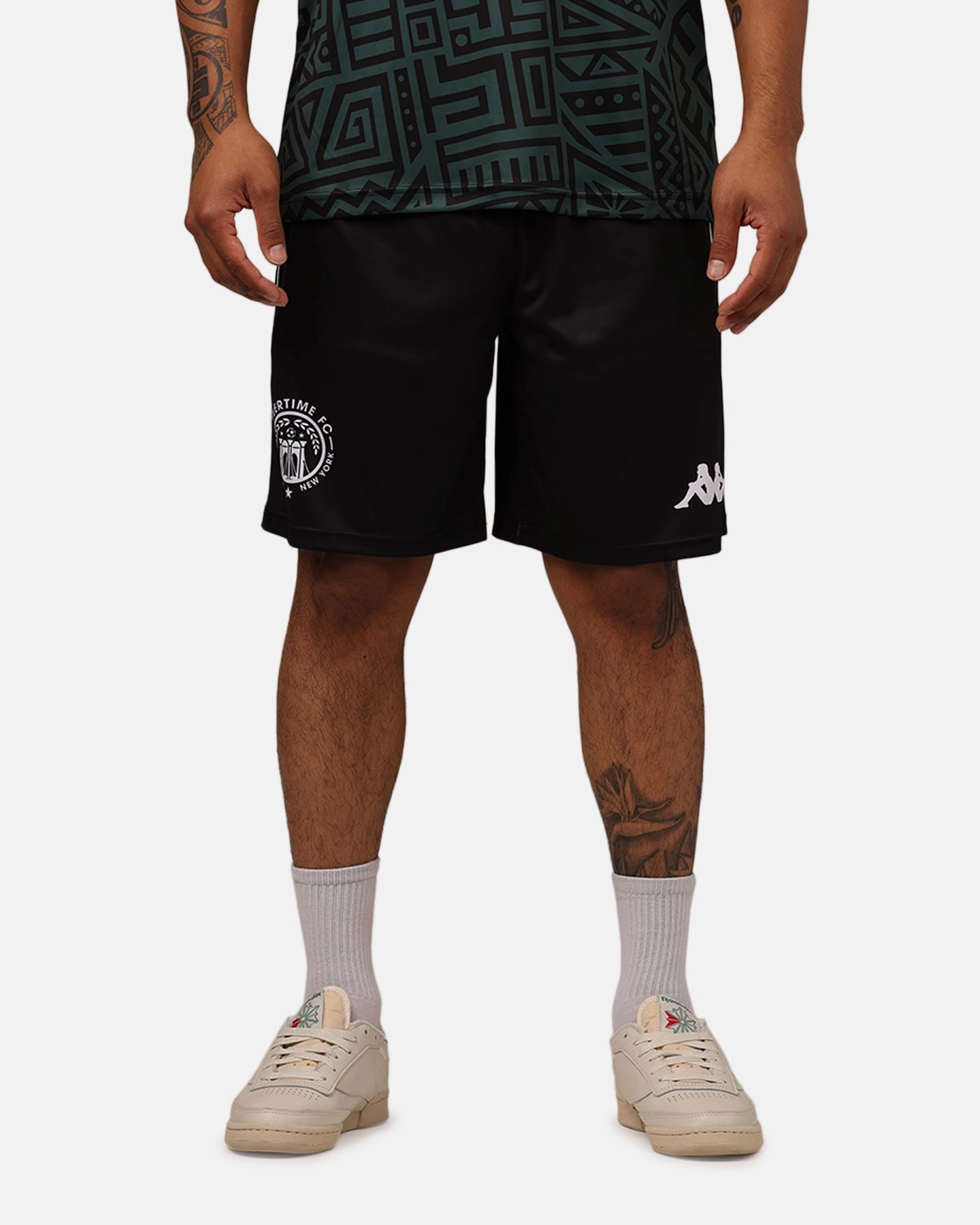 Anti Cling Technology Wedding Gift Overtime X Kappa Brooklyn Shorts Black