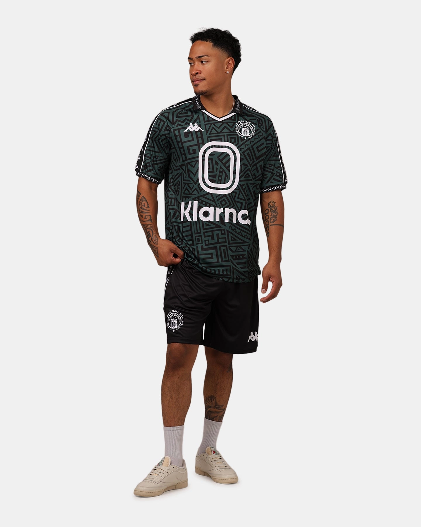 Overtime X Kappa Brooklyn Shorts Black Tennis wear men's option