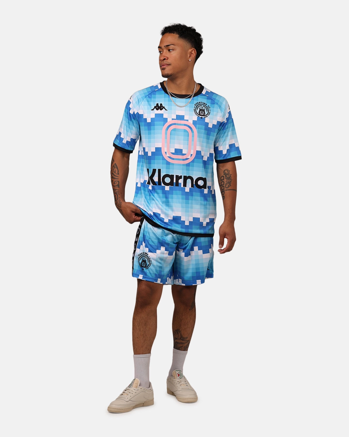 Abrasion Proof Fabric Overtime X Kappa Brooklyn Shorts Blue