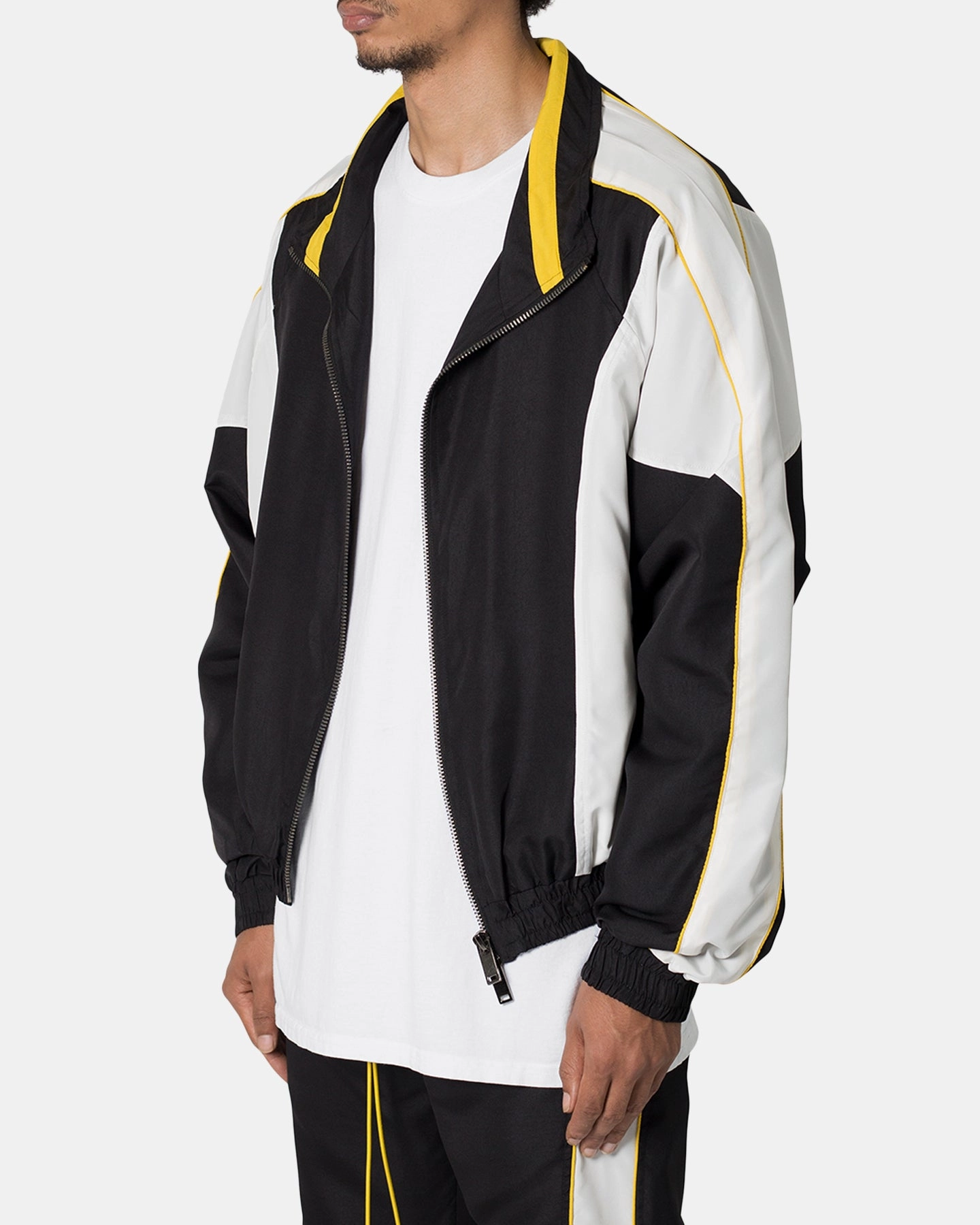 MNML Moto Racing Jacket Black/White Streetwear Fashion