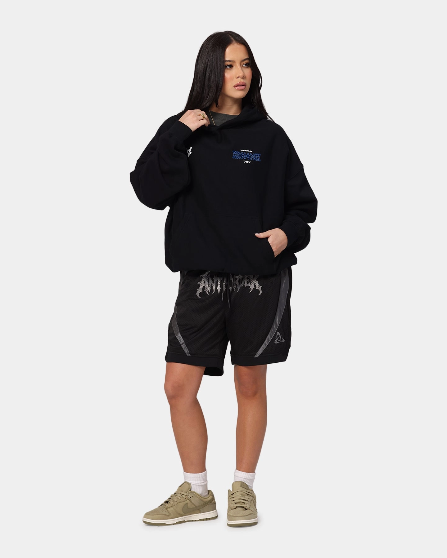 The Anti Order Freedom Boxy Hoodie Black Rhino like