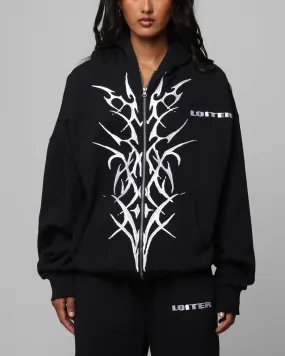 Loiter Blood Born Zip Hoodie Black gardeners Everyday Jacket