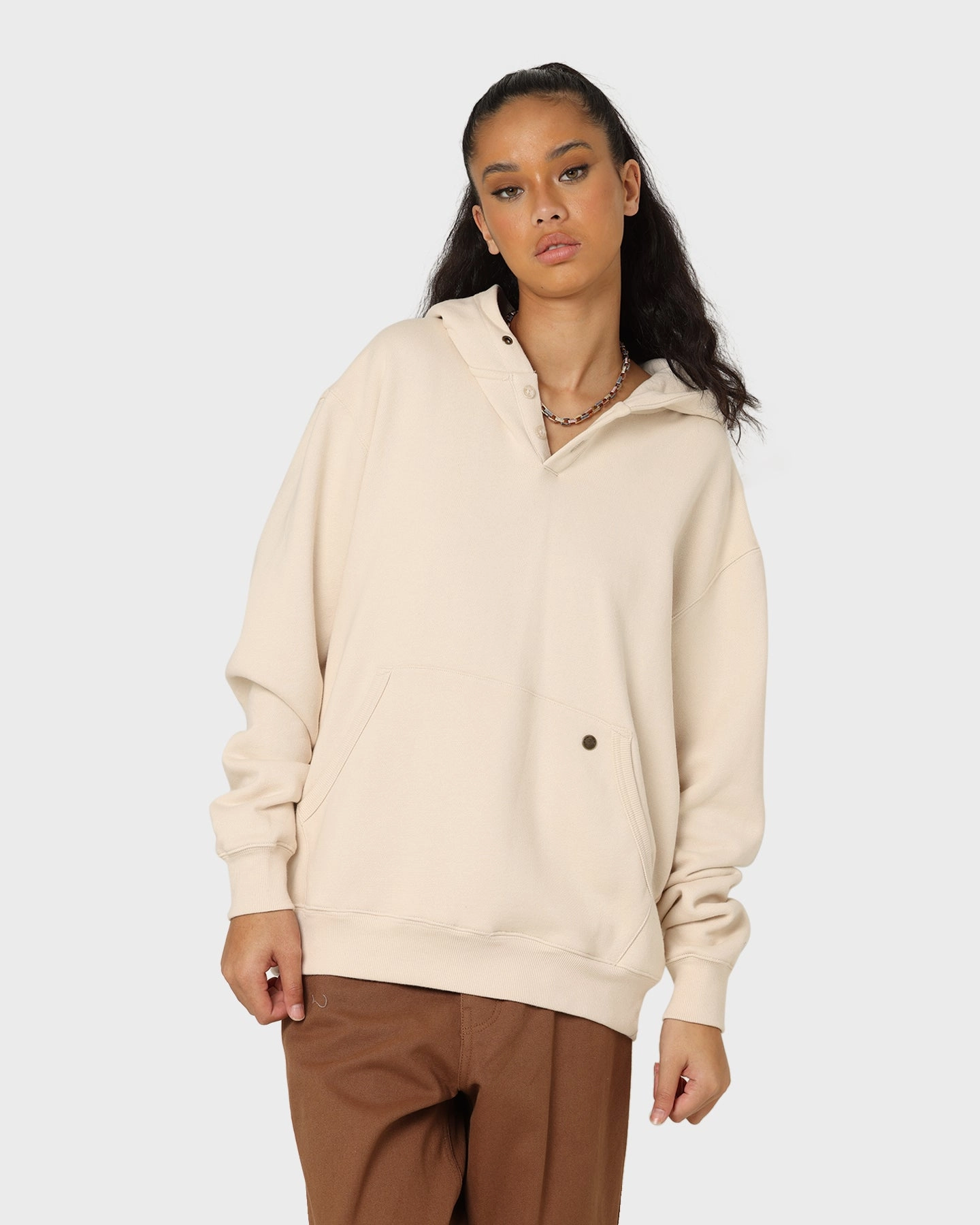 Lightweight Instance Honor The Gift Noble Hoodie Cream
