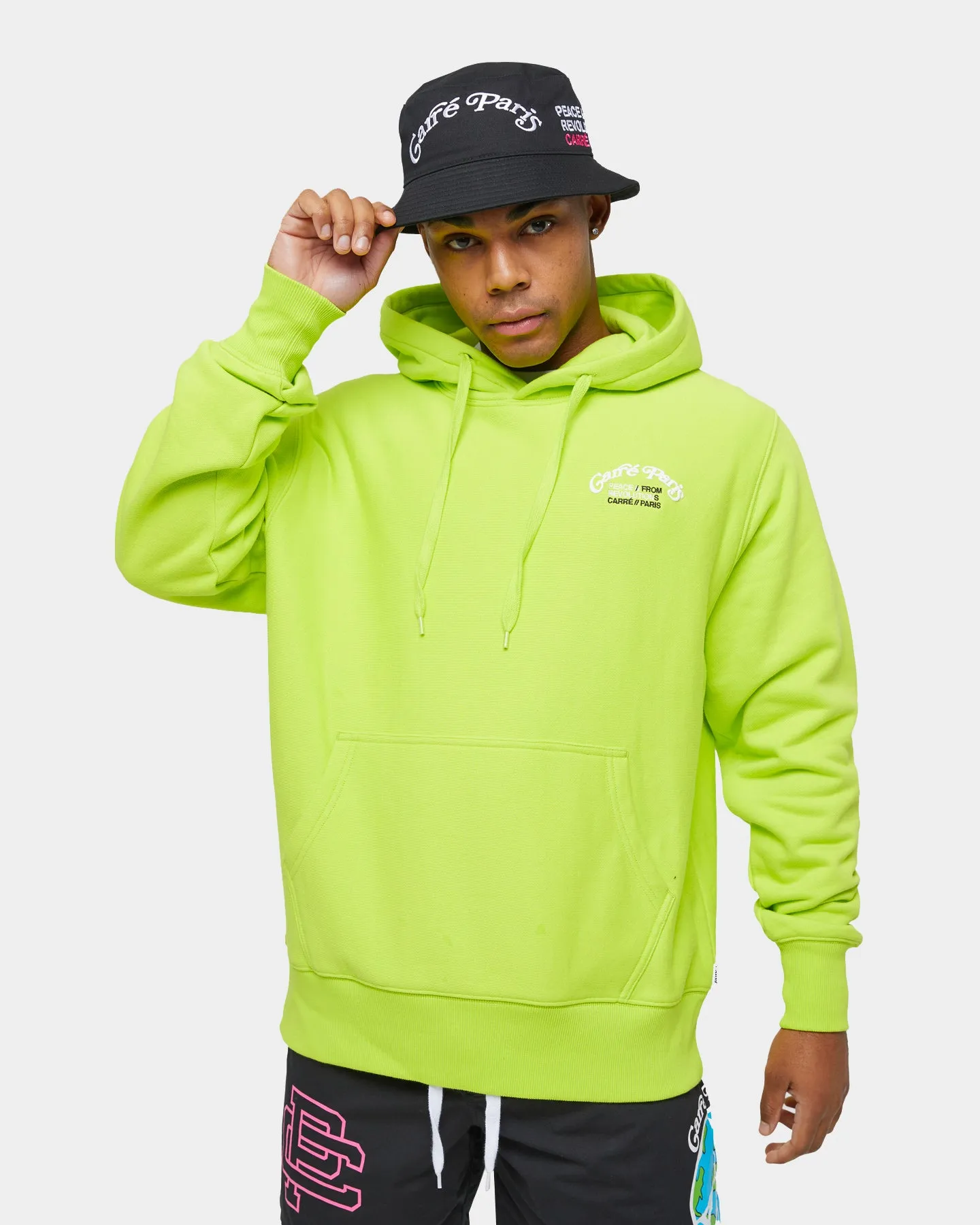 polka dotted Carre Global Peace CLS Hoodie Volt