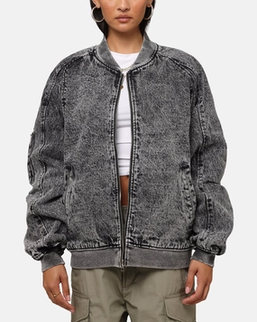 Save Range Saint Morta Flight Denim Jacket Black Stonewash