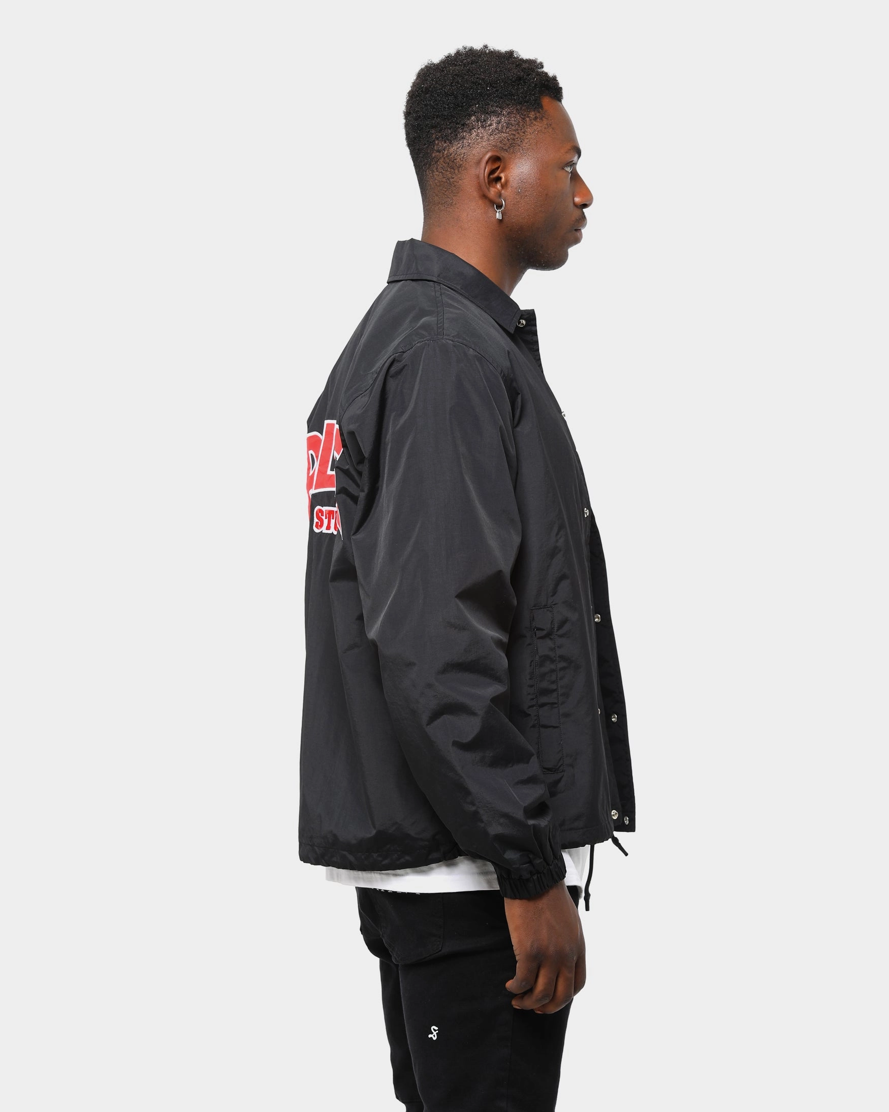 Palace Men's Stuff Jacket Black investment piece concert - goers
