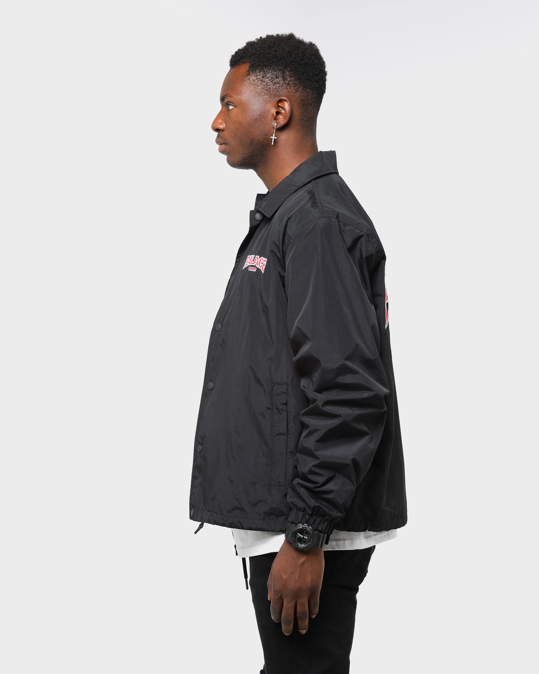 Sustainable Quick Access Pockets Palace Men's Stuff Jacket Black