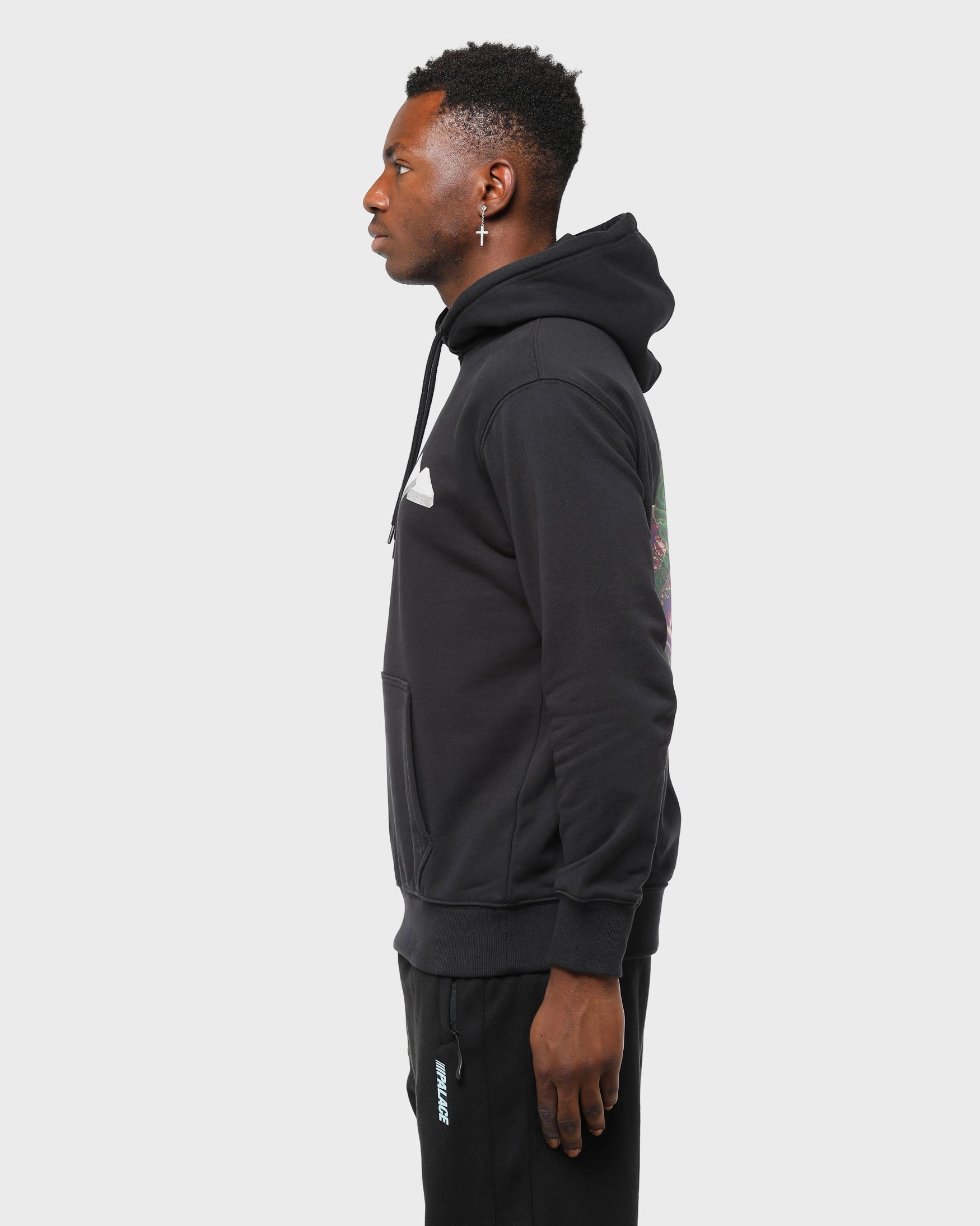 Street Comfort Palace Men's Tri-Gaine Hoodie Black