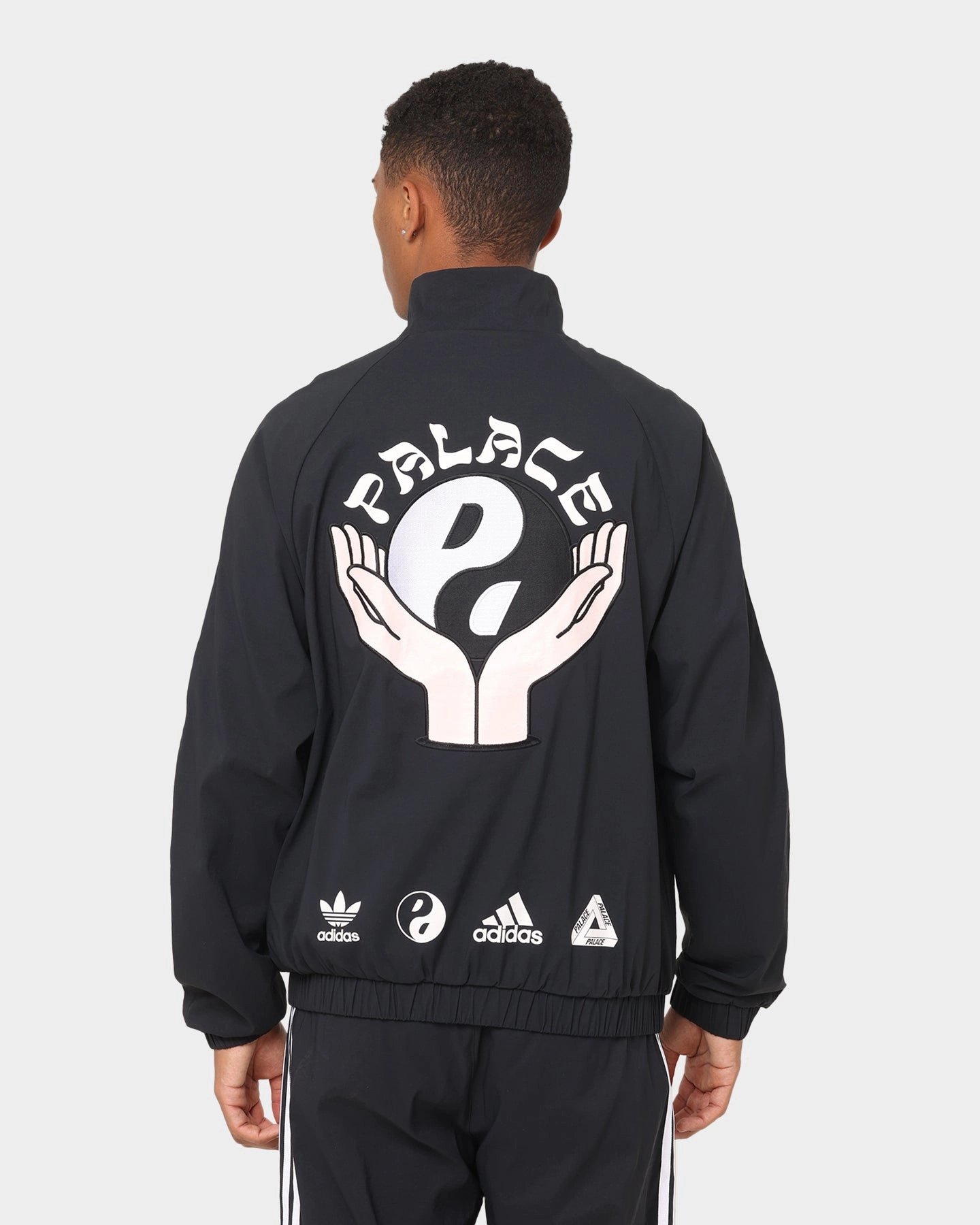 Street Function Palace Palace X Adidas Palace Wellness Center Zip Jacket Black