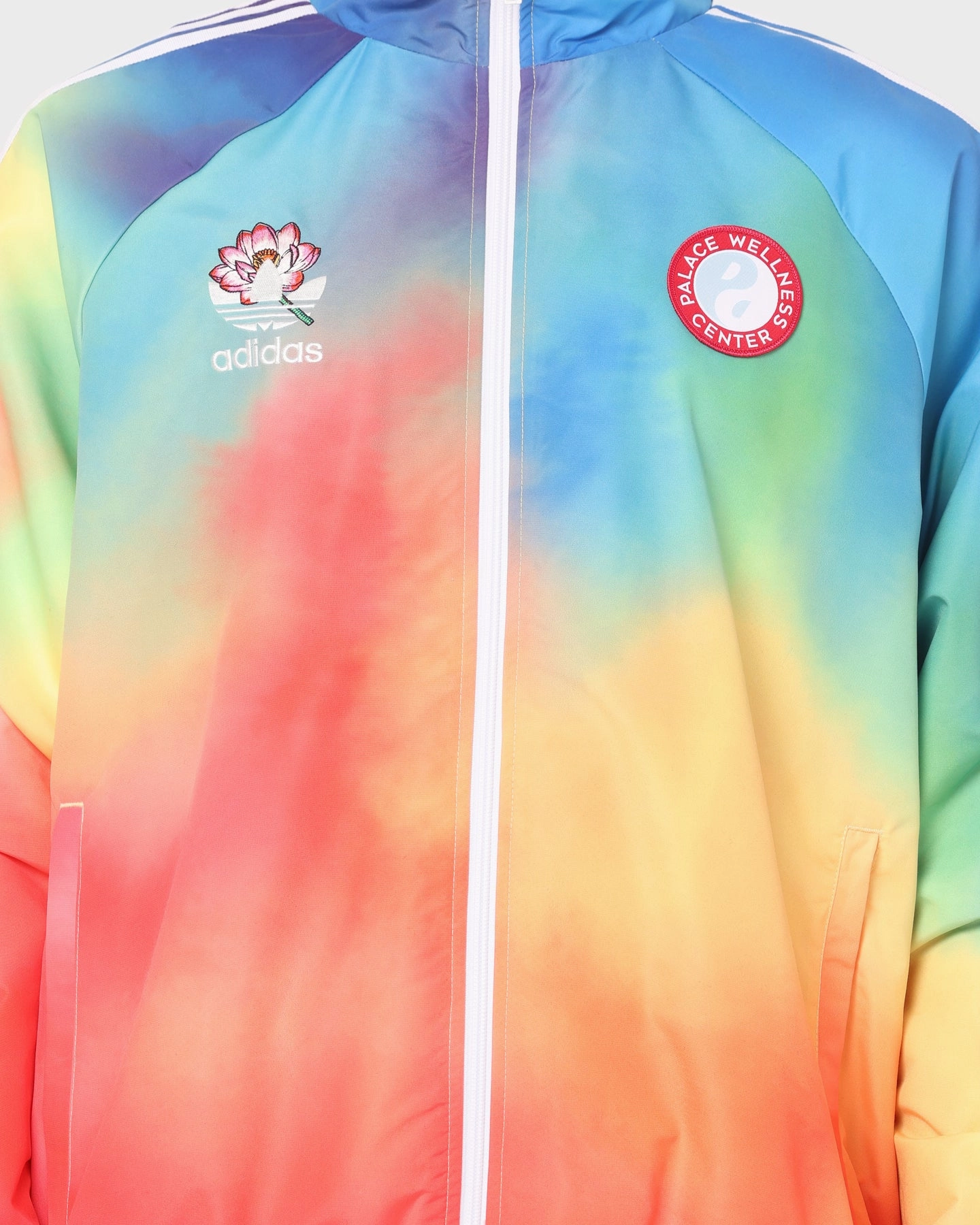 Palace Palace X Adidas Palace Wellness Center Zip Jacket Tie Dye Classic Fit