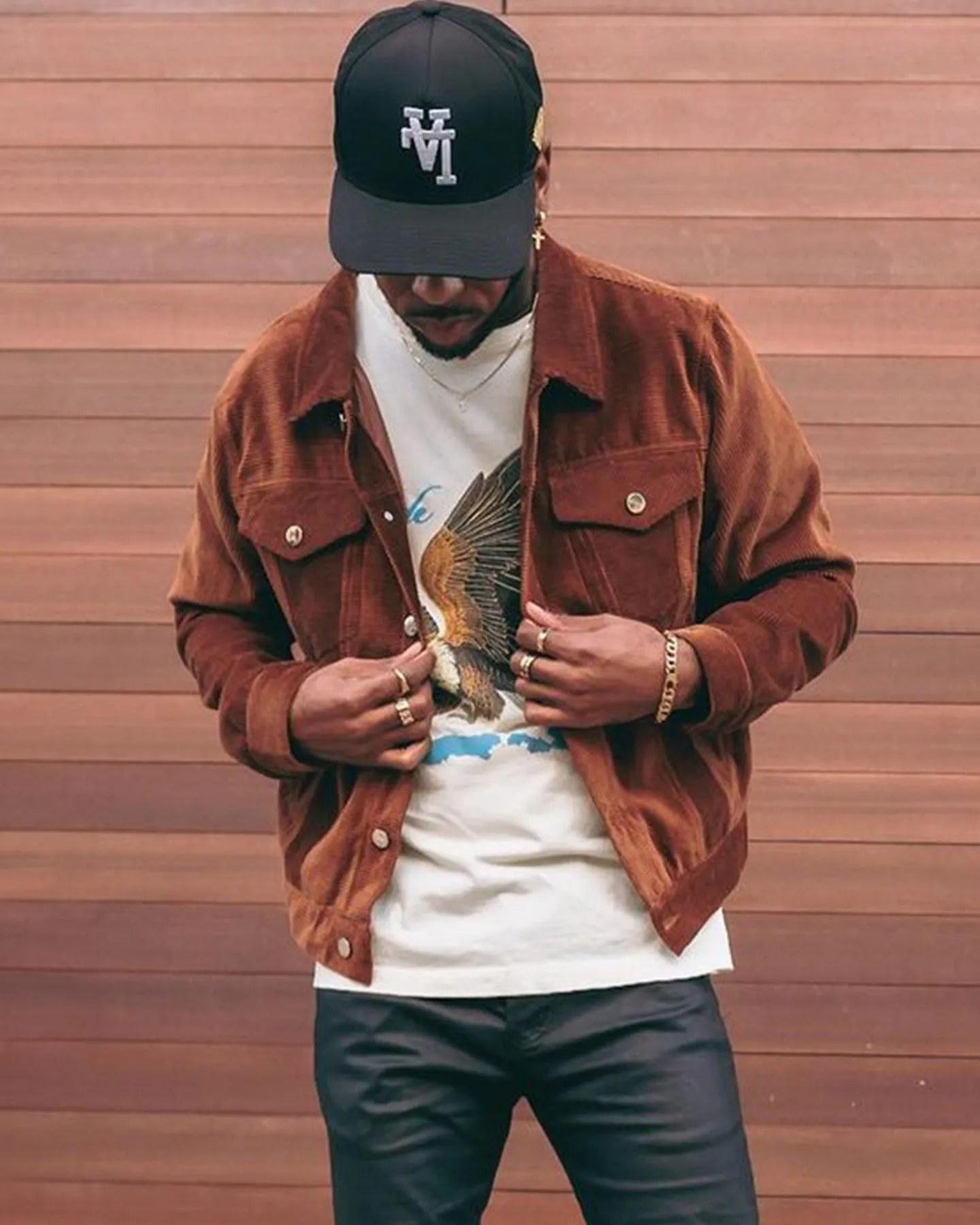 car water - resistant XXIII Sure Cord Jacket Brown