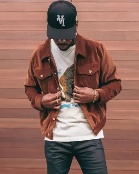 car water - resistant XXIII Sure Cord Jacket Brown