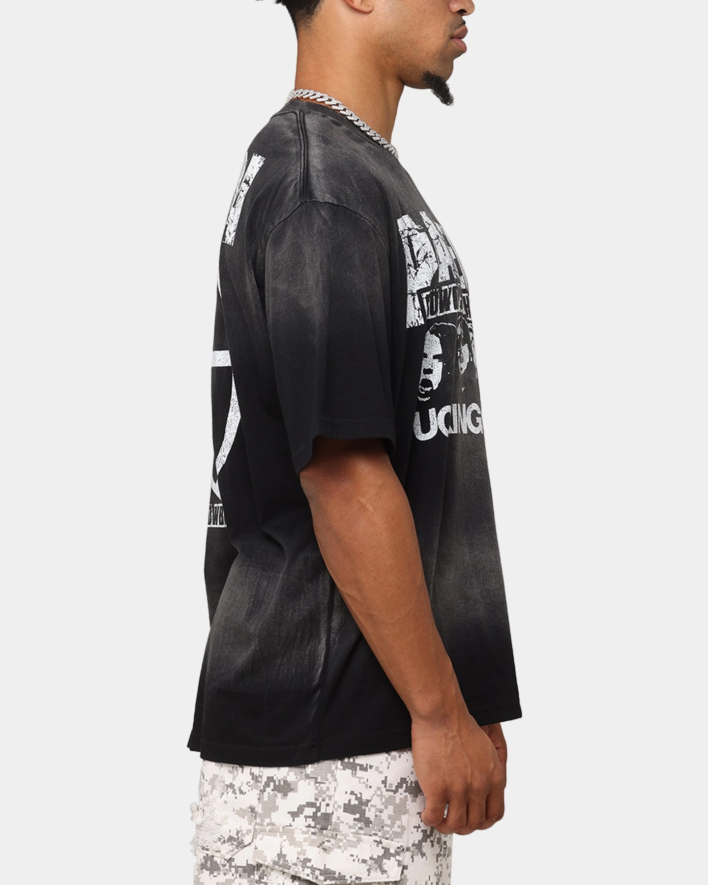 anniversary Ultimate Fit Pantera F#cking Hostile Vintage T-Shirt Washed Black