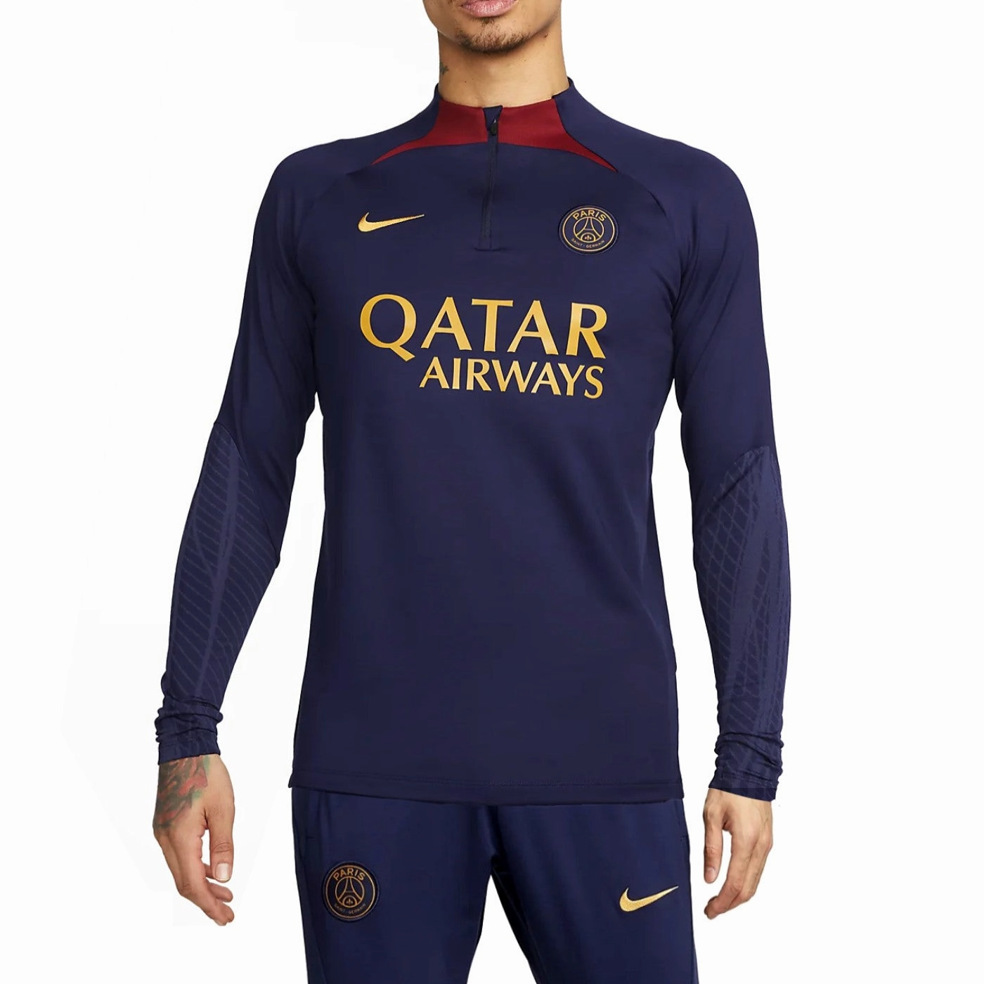 Paris Saint Germain navy training technical tracksuit 2023/24 - Nike Odor Control Treatment OdorResistant Finish