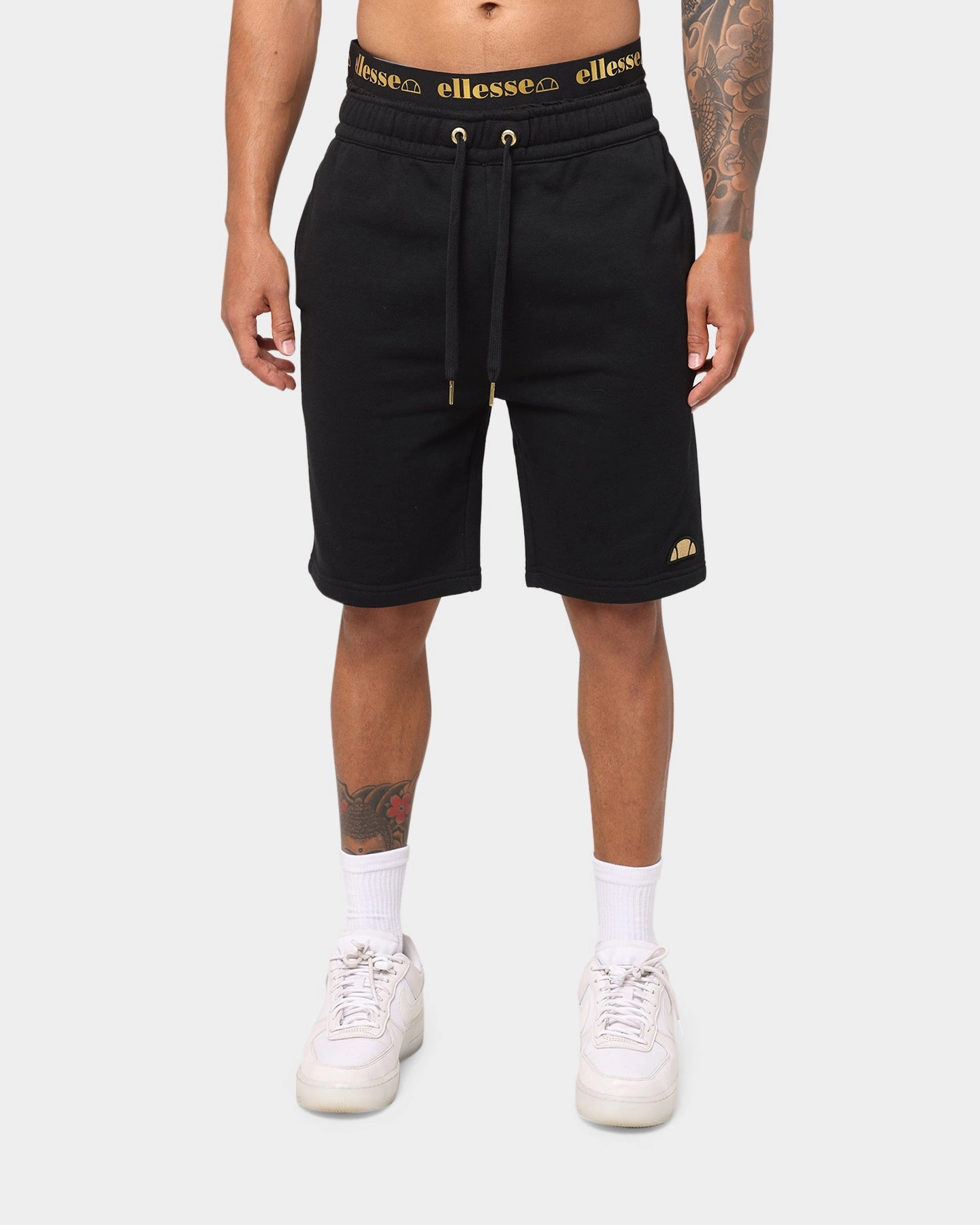 Camouflage Pattern Ellesse Eldi Shorts Black