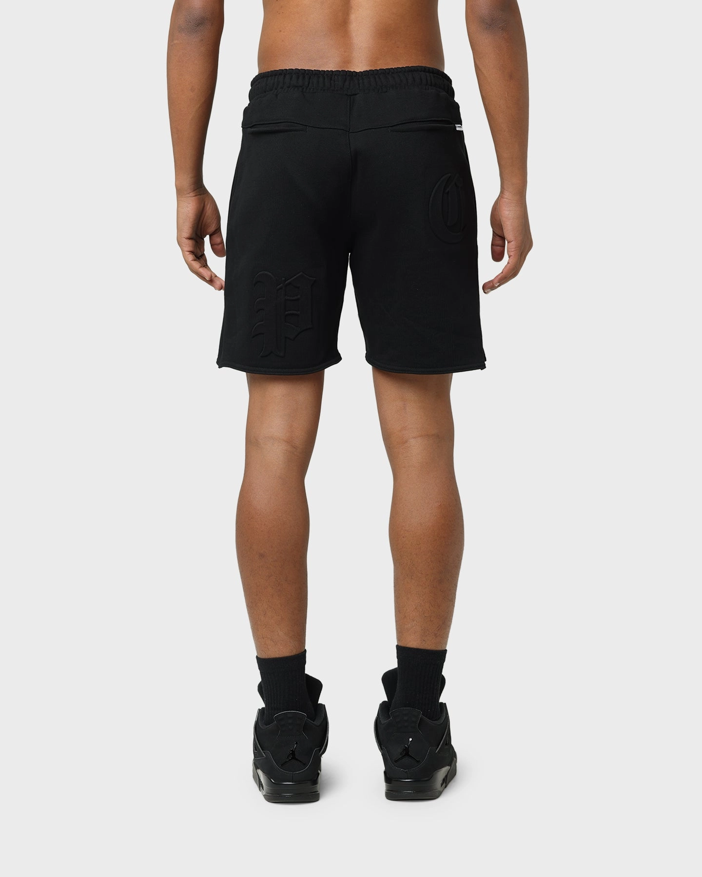 Elastic Waistband Design beach shorts Carr?? CP Sweat Shorts Black
