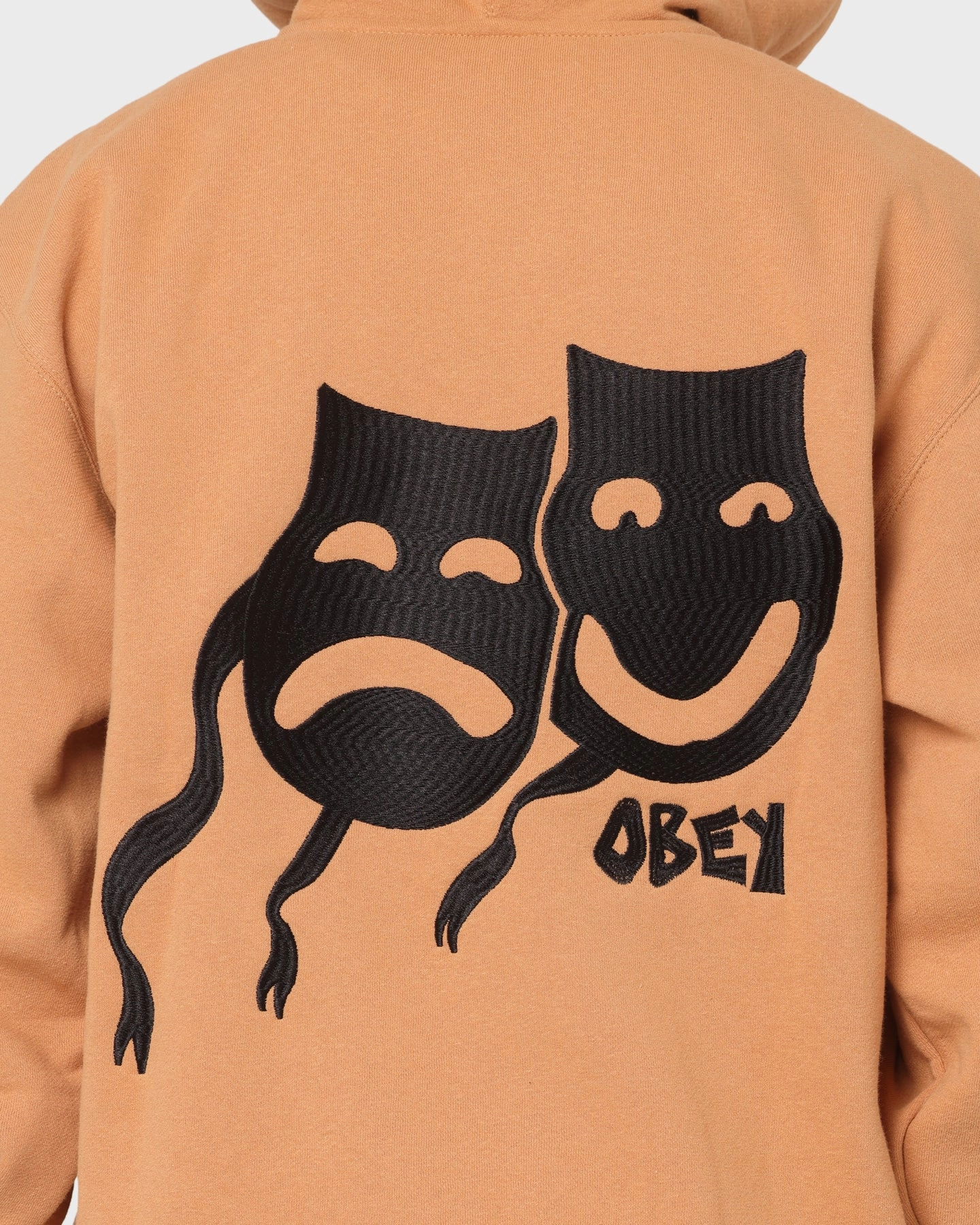 Obey Flash Zip Hoodie Rabbit Paw Maximize Paper