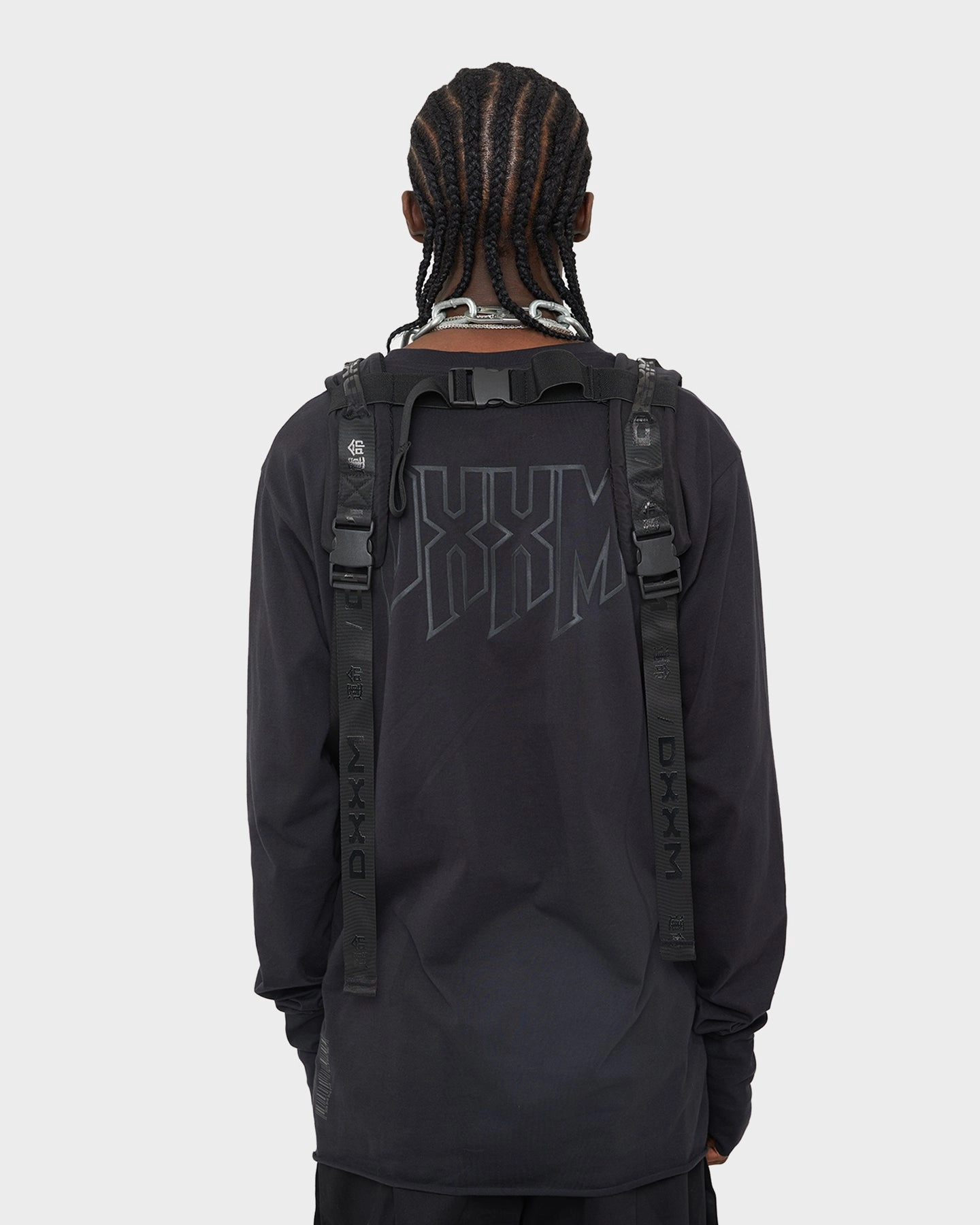 Distribute Double Layer Closure DXXMLIFE L-3 A Chain$aw Utility Vest Black