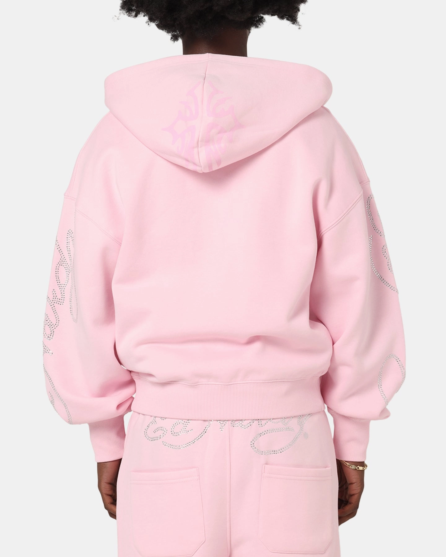 Ed Hardy Trinity Zip Hoodie Pink Limited Release