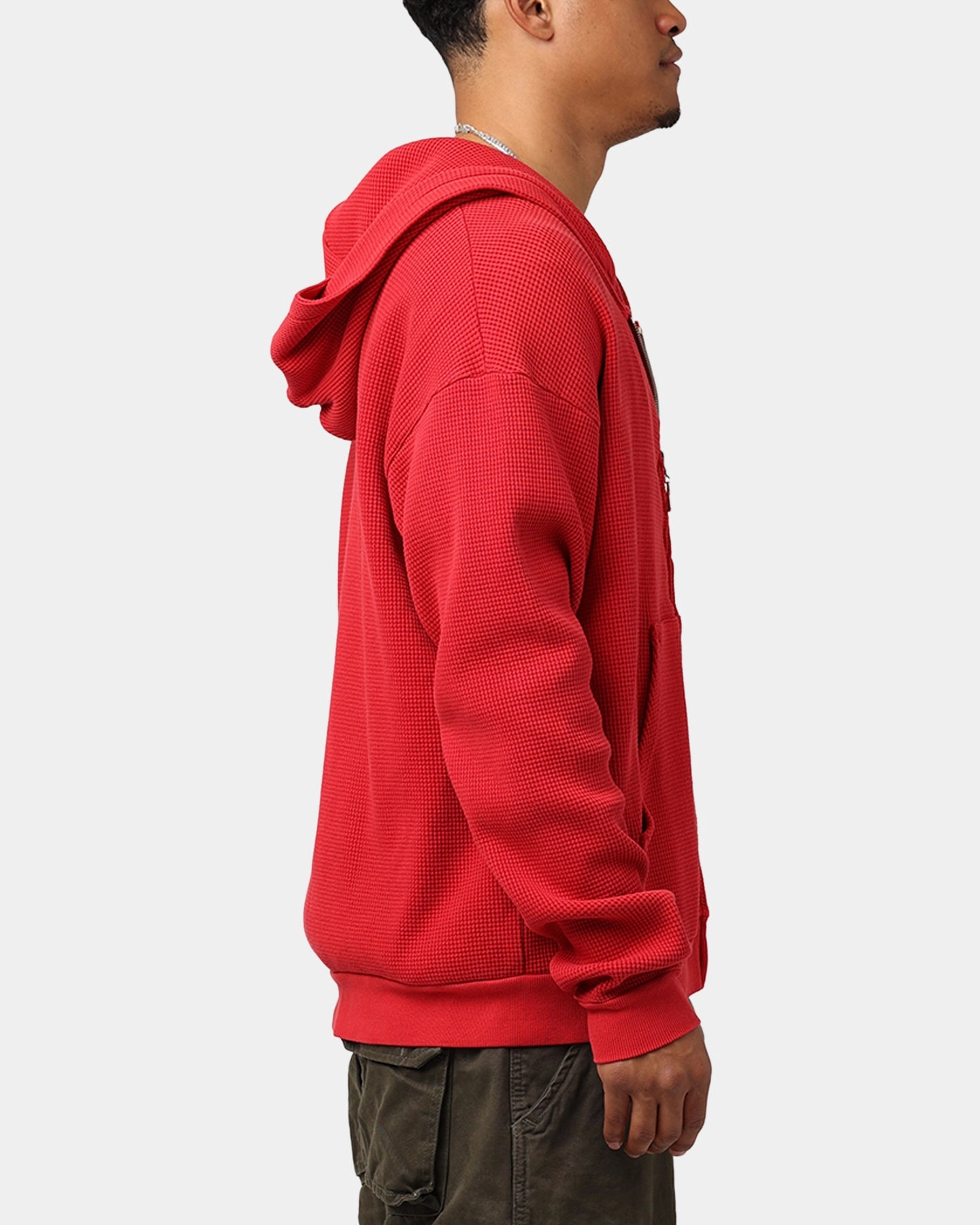 Authorize Strawberry Thermal Zip-Up Hoodie Red