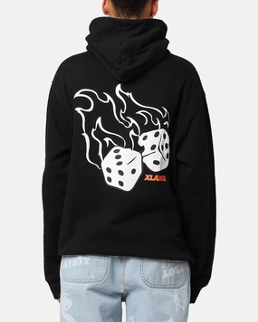 Task X-Large Fire Dice Hoodie Solid Black