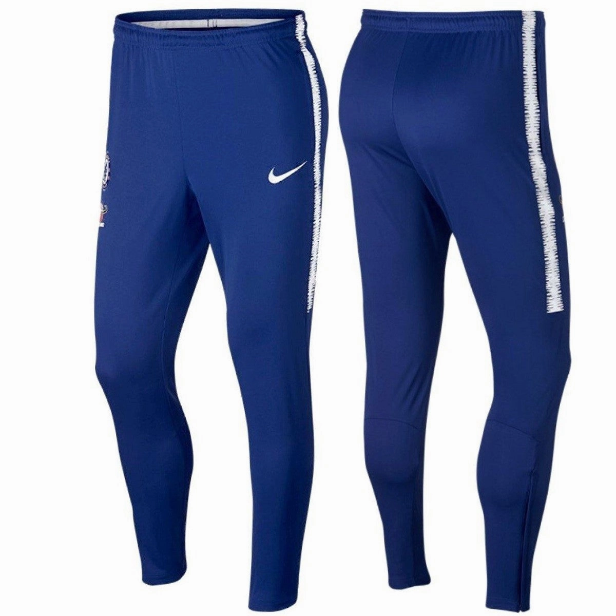 Chelsea FC training presentation Soccer pants 2018/19 - Nike Stain-Resistant Collapsible Heel Geometry