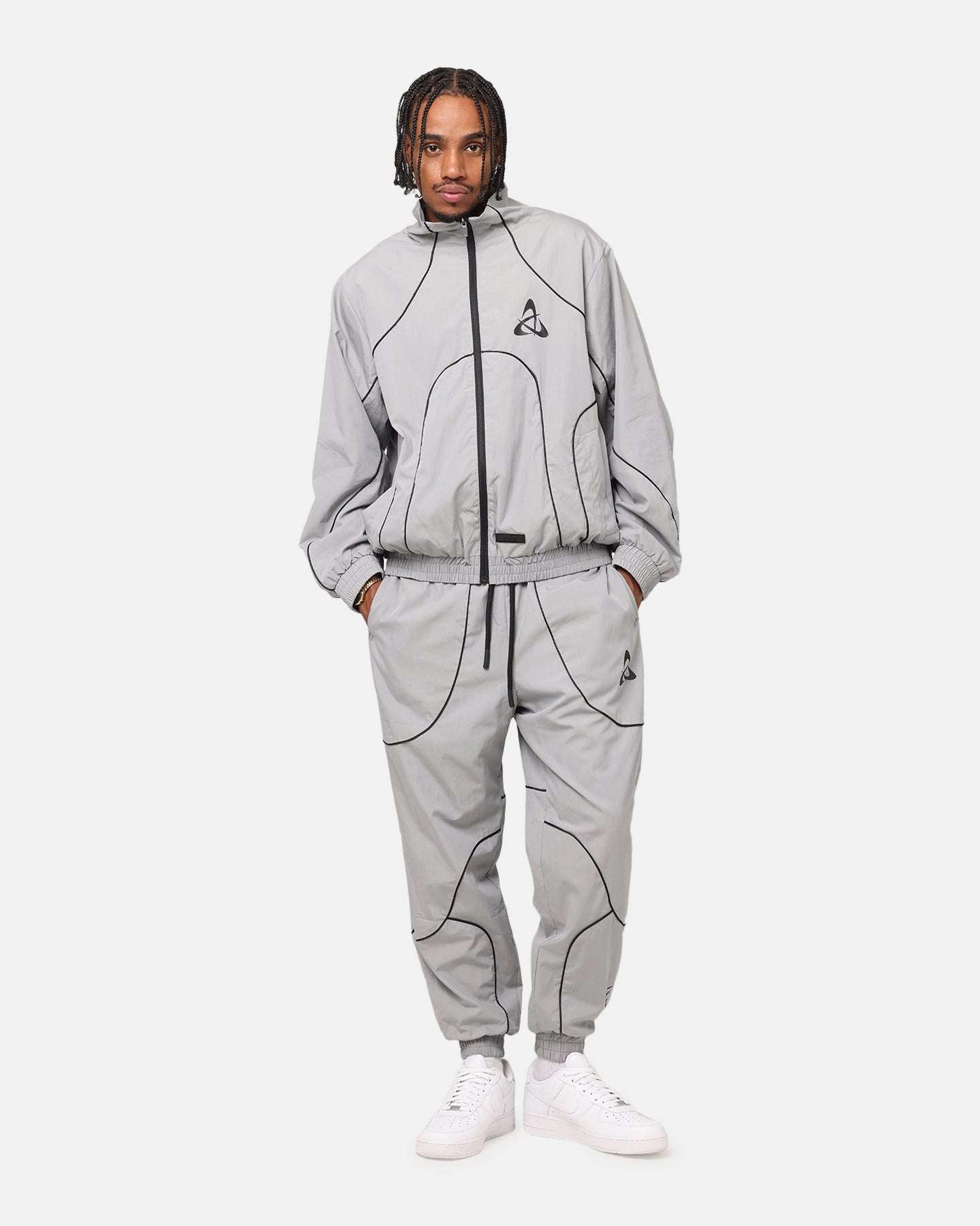 Layer Ready The Anti Order Stereo Nylon Track Jogger Grey