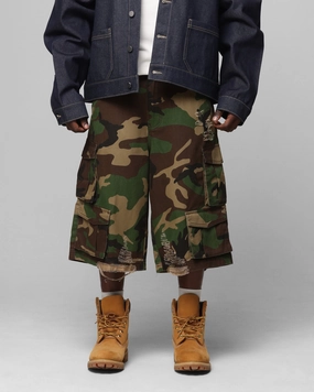 Loiter Collateral Cargo Shorts Camo pilling resistant