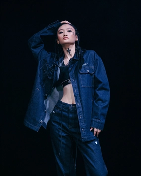 Aim The Anti Order Oversized Denim Shirt Dark Indigo