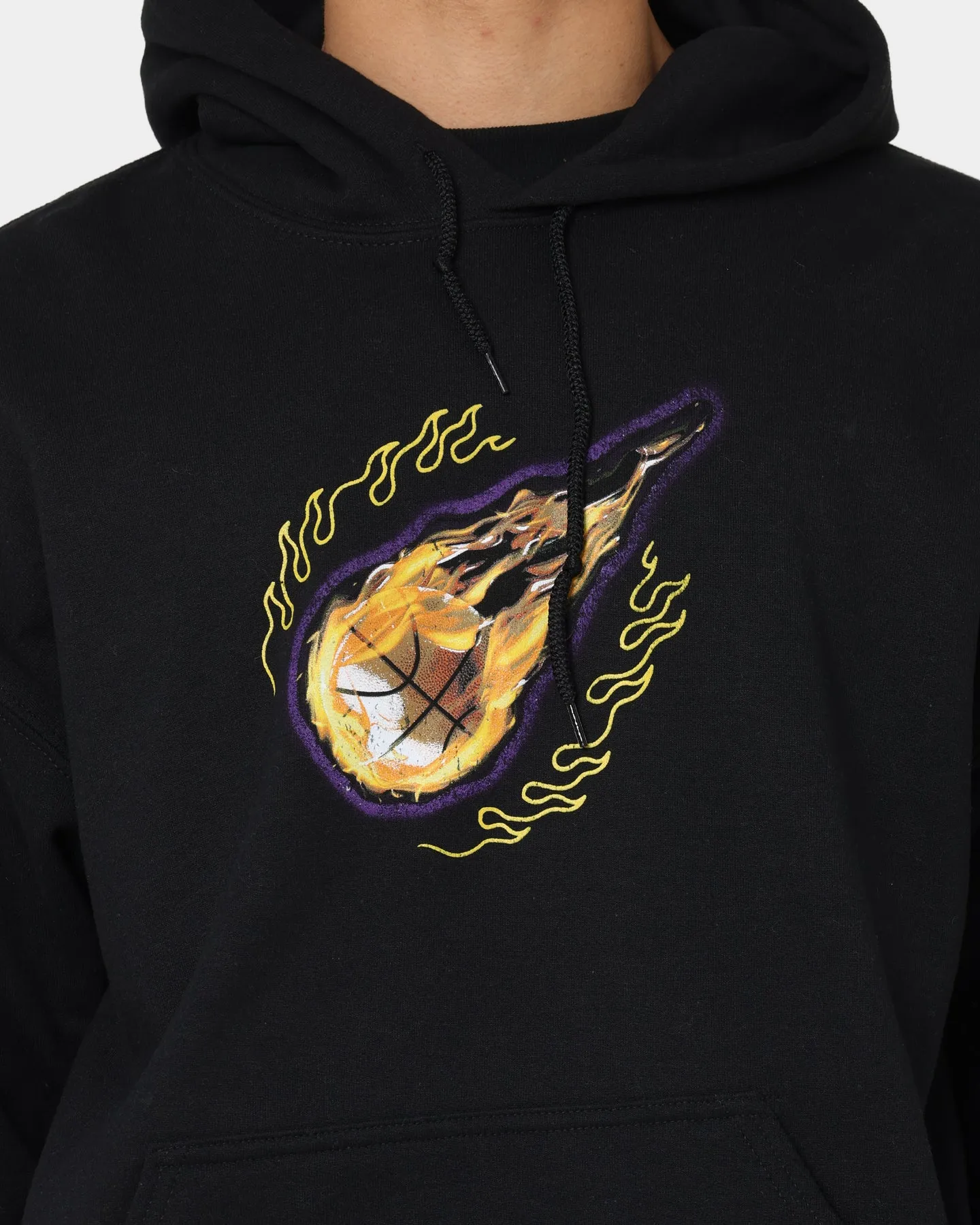 Goat Crew Space Slam Hoodie Black Versatile Wear Anti Pill Treatment