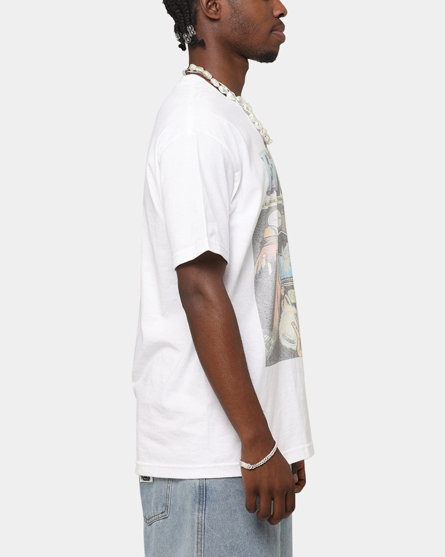 Pink Floyd Comic T-Shirt Vintage White Comfort and style