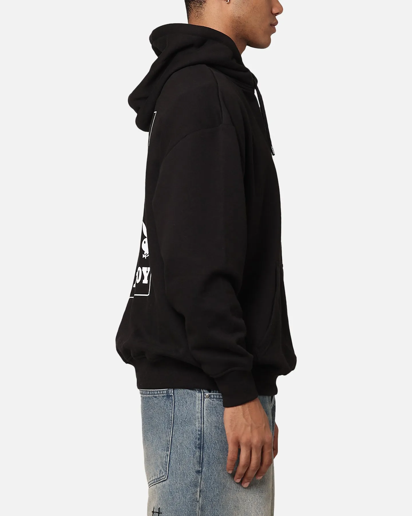 Schedule Strategy Playboy Repeat Bunny Stack Hoodie Black