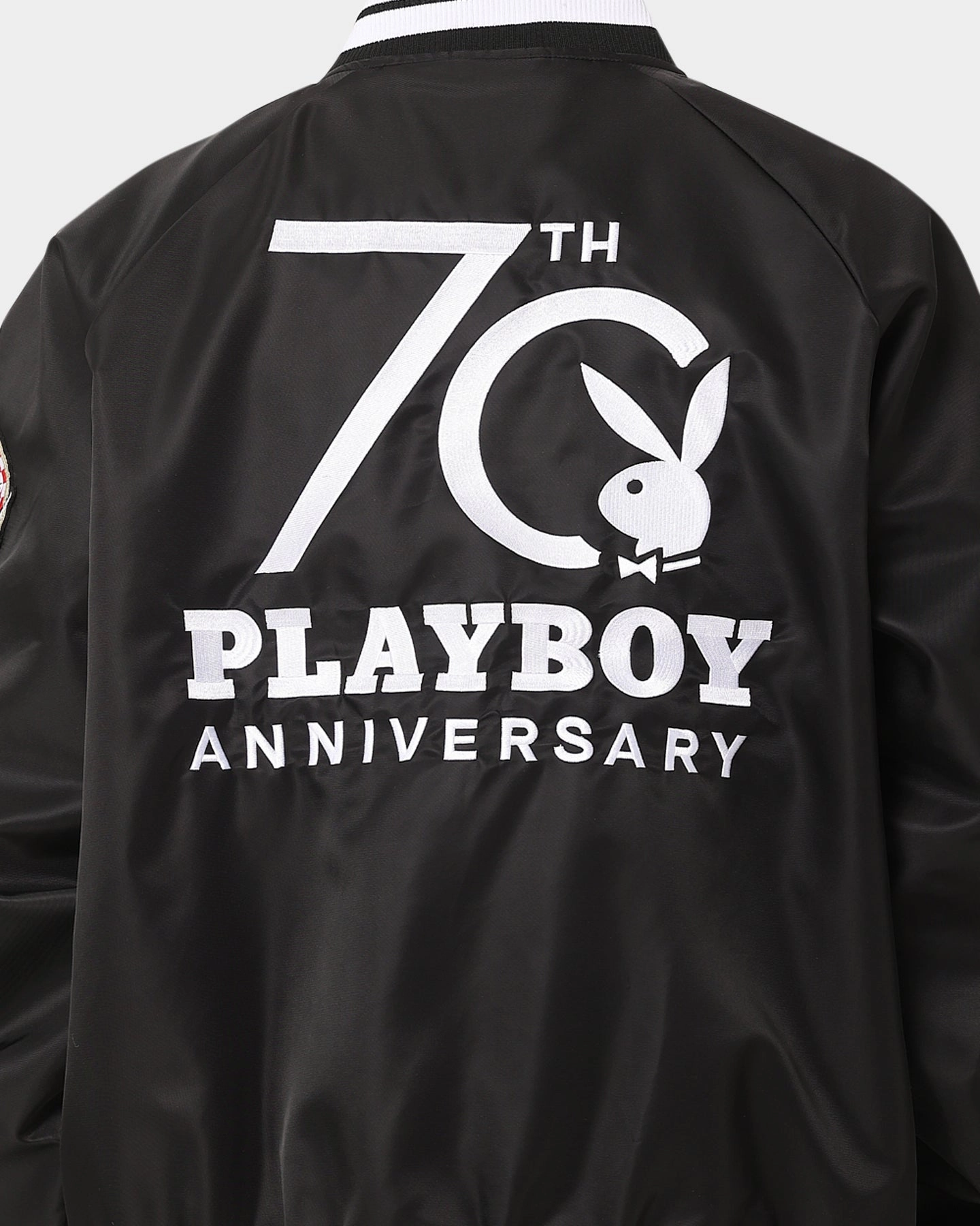 Playboy 70th Playboy Jacket Black plus-size Solid Color