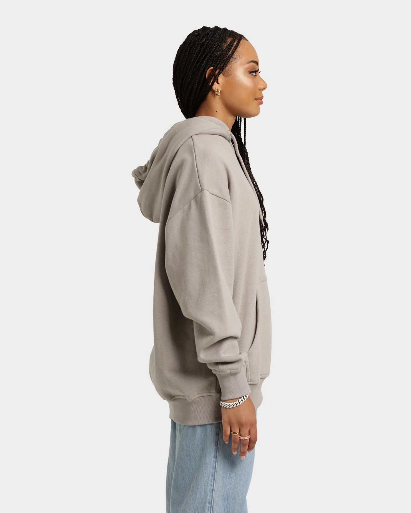 Badge concert - goers Playboy Bunny Basics Oversized Hoodie Smoke