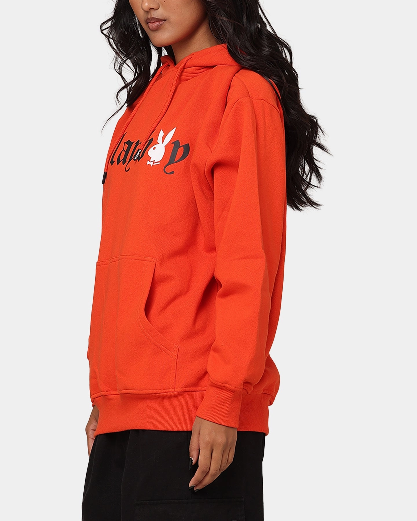 Authorize Playboy Bunny O Gothic Hoodie Orange