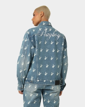Playboy By CK Players Denim Jacket Vintage Blue Dance