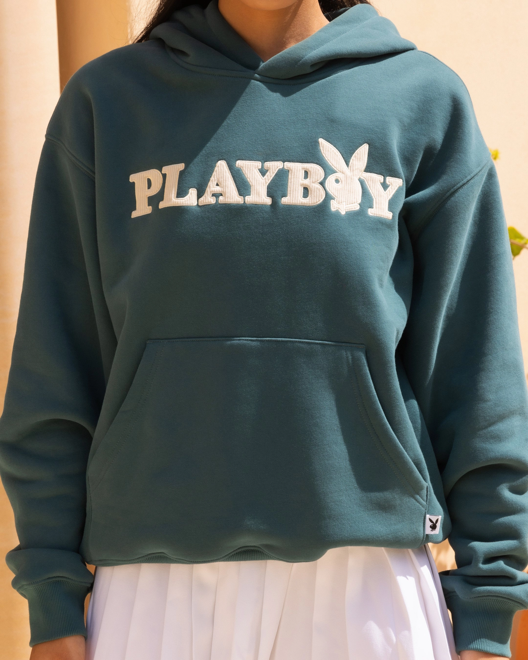 Urban Edge Double Layer Closure Playboy By Culture Kings Class Hoodie Green