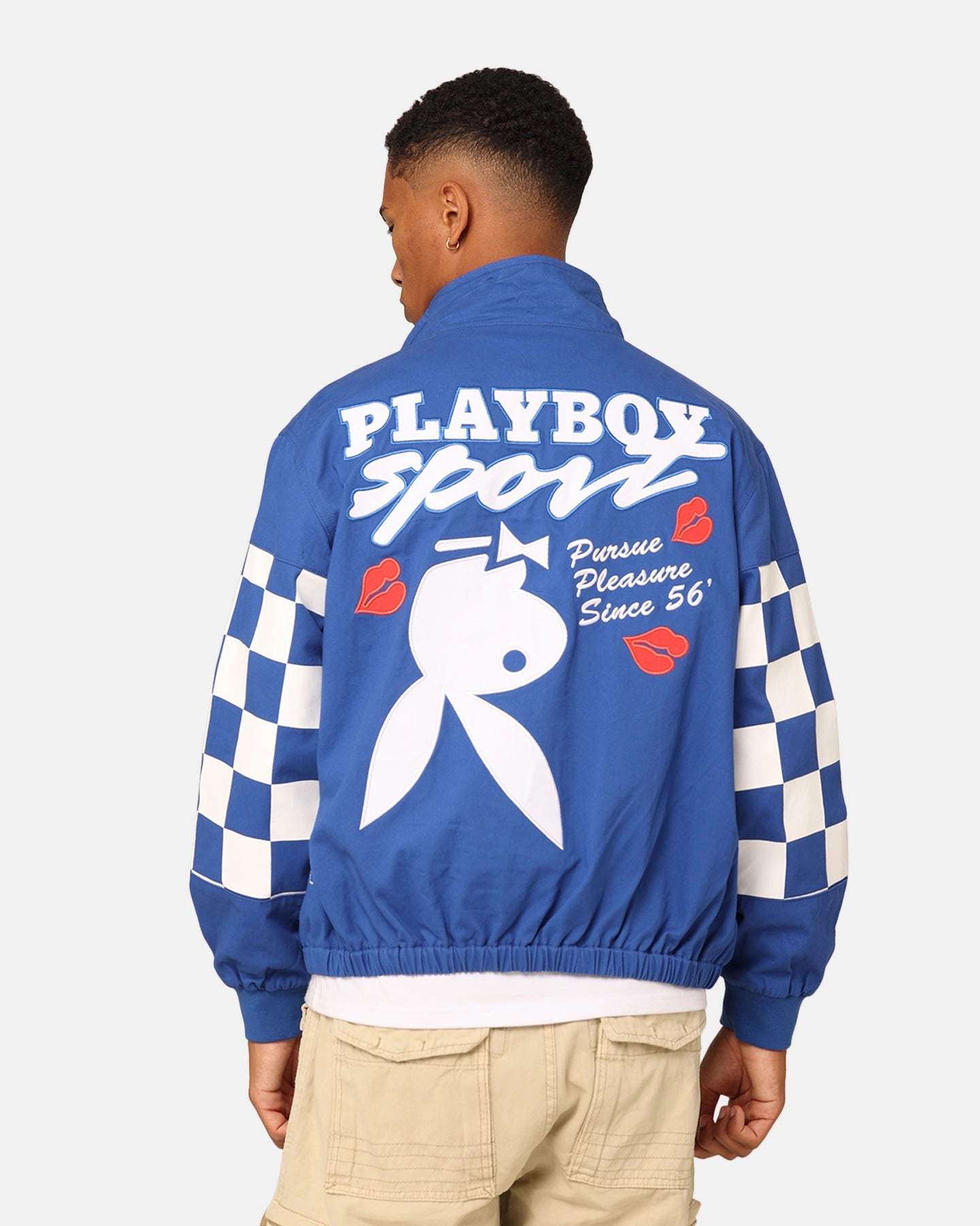 Street Function Playboy By Culture Kings Hot Pursuit Jacket Blue