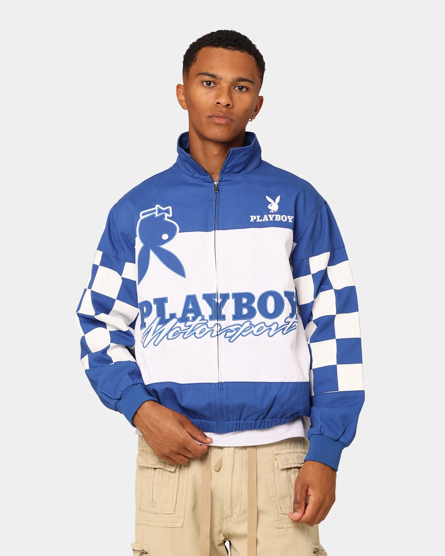 Compact Packable Double Layered Cuffs Playboy By Culture Kings Hot Pursuit Jacket Blue