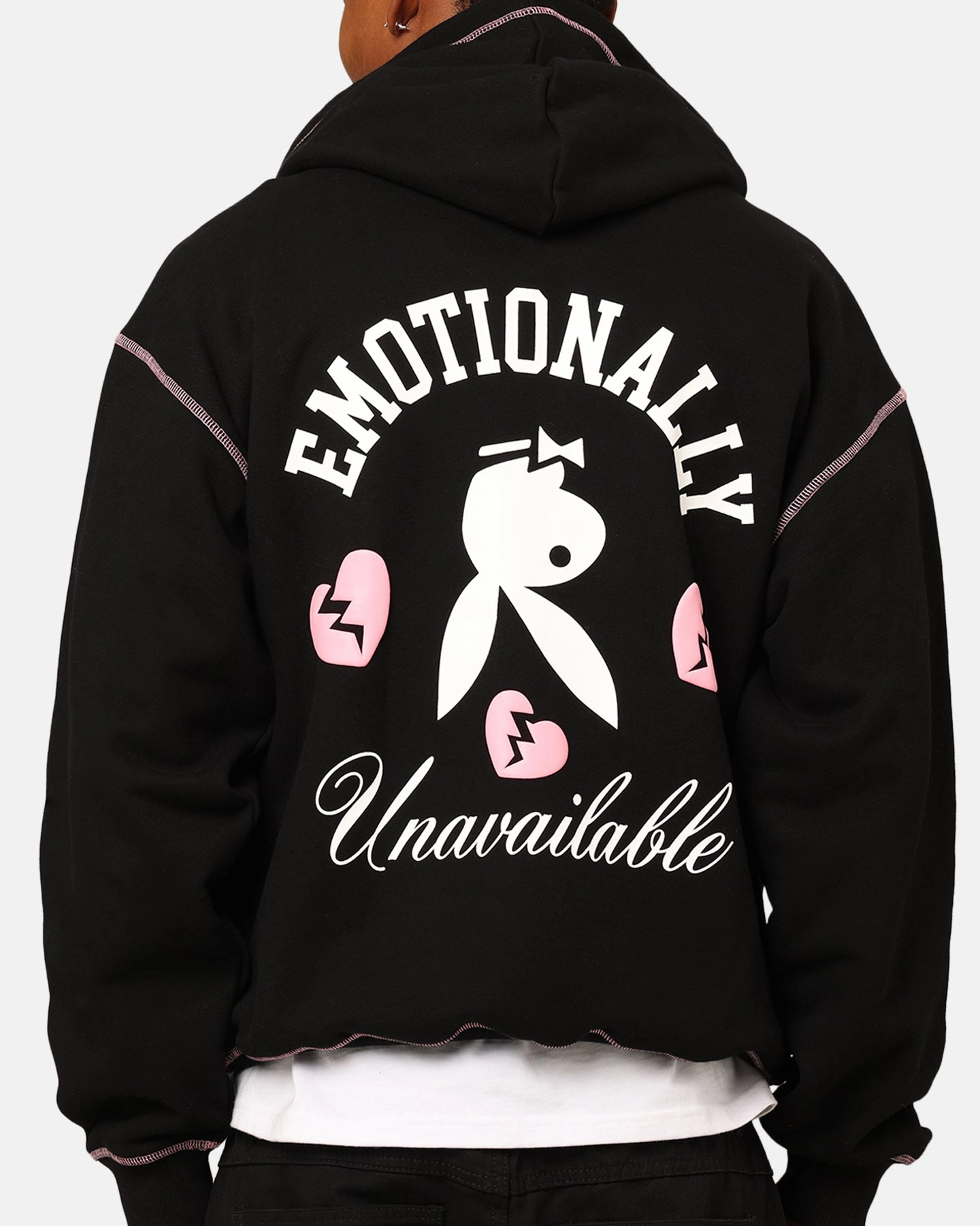 Discount Save Playboy By Culture Kings Lover Boy Full Zip Hoodie Black