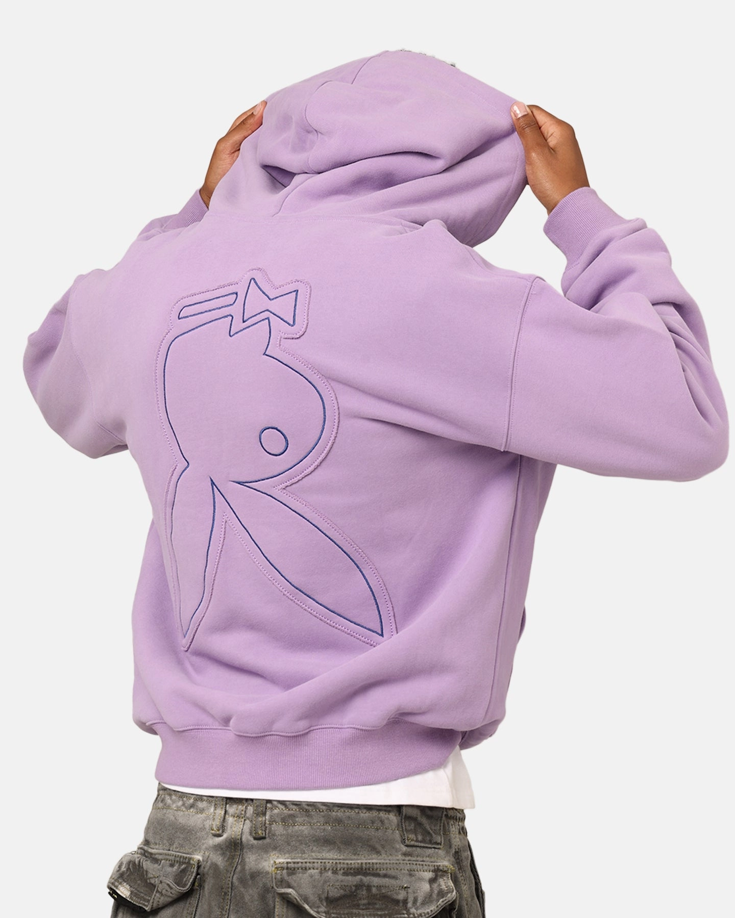 Playboy By Culture Kings Roughboy Full Zip Hoodie Purple Seasonal Wear